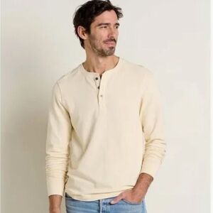 Toad&Co | Ponderosa Long Sleeve Henley | 
Men's Medium